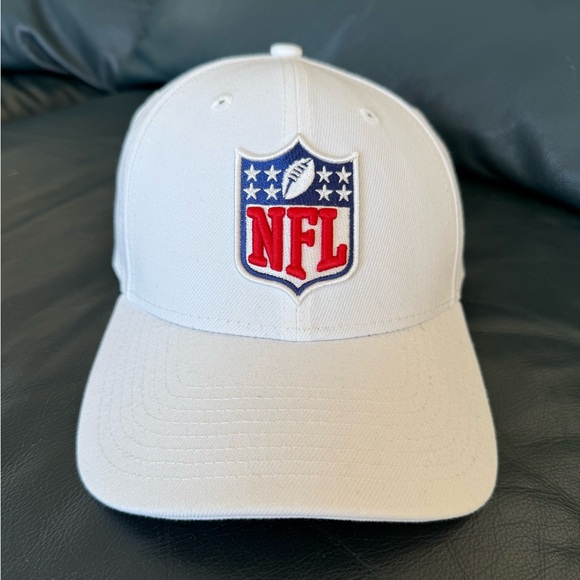 White NFL Shield Logo Hat - Picture 9 of 9